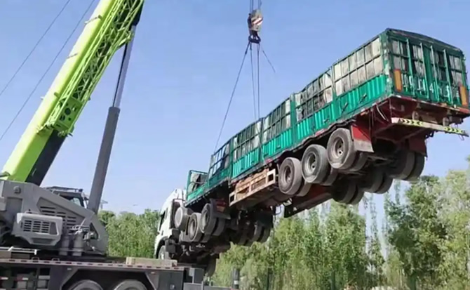 中站区道路脱困救援案例